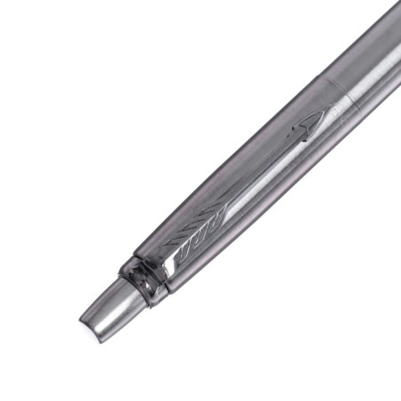 Ballpoint pen Parker Jotter Core Stainess Steel CT M, stainless steel case, silver matte, blue ink-4