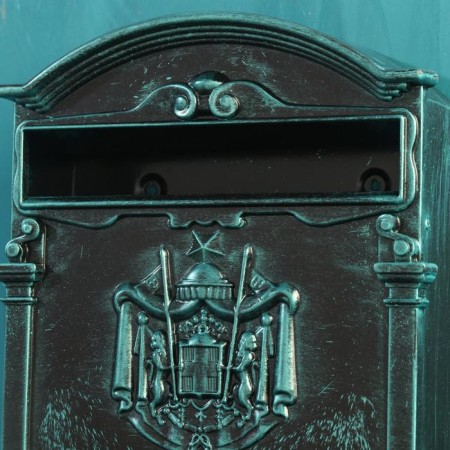 Postal box No. 4010V, green patina-5