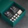 The set "impenetrable. Best", green, 2 glasses 200 ml, 8 stones for whiskey marble