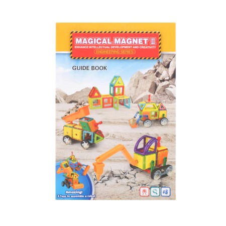 Magnetic designer "Magic Magnet", 76 parts-2