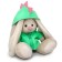Soft toy "Bunny Mi" in the sweatshirt "Dragon", 15 cm