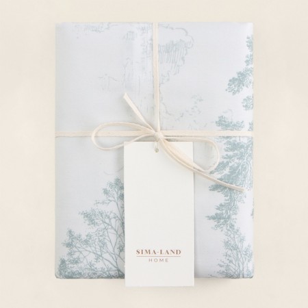 Set of pillowcase SL Home Forest 70*70+3 cm - 2 pcs, satin, 140 g/m2, 100% cotton