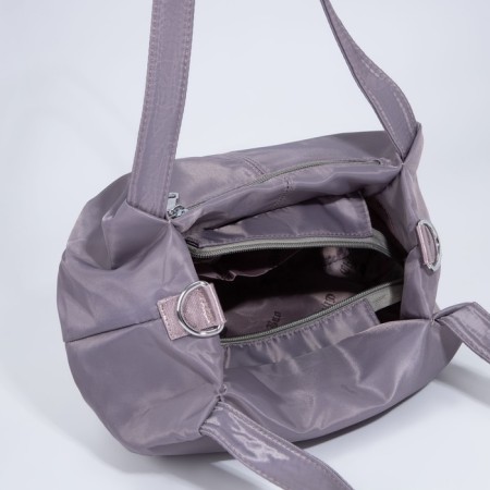 Bag-tout on zipper, gray color-5