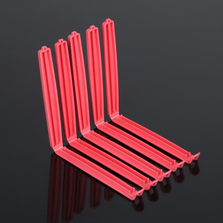 Clamps for packages, 12 cm, 5 pcs, color mix-6