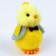 Soft toy "chicken", 8 cm, color mix