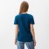 T-shirt female, darkly turquoise color, size 54