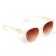 Women's sunscreen glasses "OneSun", UV 400, pipe 15 cm, lens 5.5x5 cm