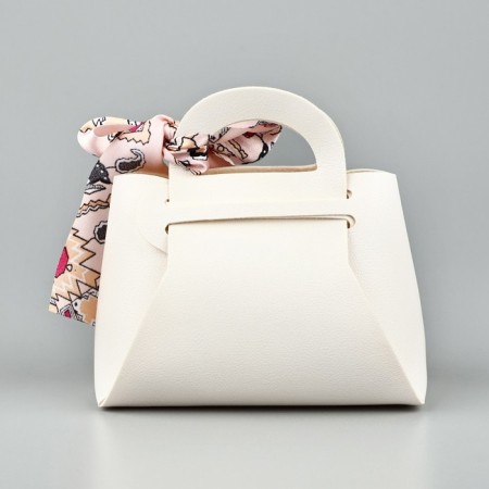 Gift handbag "White", 12 x 13 x 5.5 cm-2