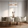 Suspended Bogate’s Allure 486/8, E14, 8x60W, 800x170 mm, brass color