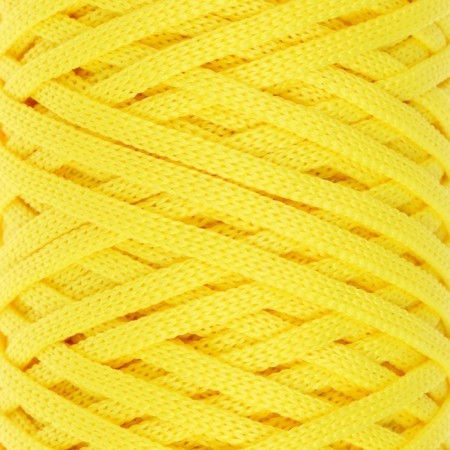 Knitting cord "Classic" 100% polyester 3mm 100m (110 lemon)
