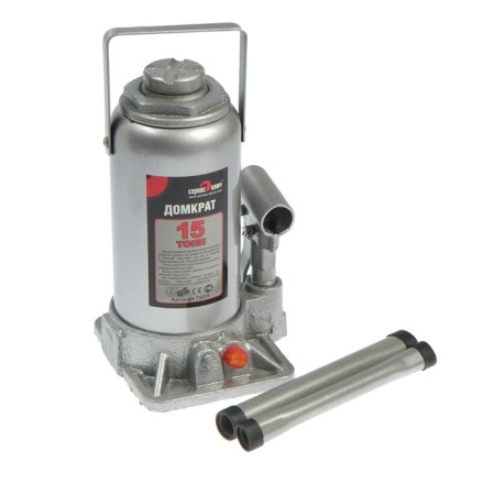 Hydraulic bottle jack "Key service" 75015, 15 tons, 230-460 mm