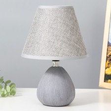 Estel table lamp E27 40W gray 17x17x26 cm Risalux