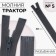 Lightning "Tractor", No. 5, detachable, automatic lock, 40 cm, dark gray color