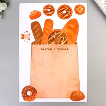 Magnetic board for records "Bread" 31x39 cm