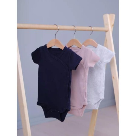 Body Kimono children with short sleeve Rant Base, height 68 cm, dark blue color-5