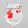 A glass for the wine "awesome but married" 350 ml