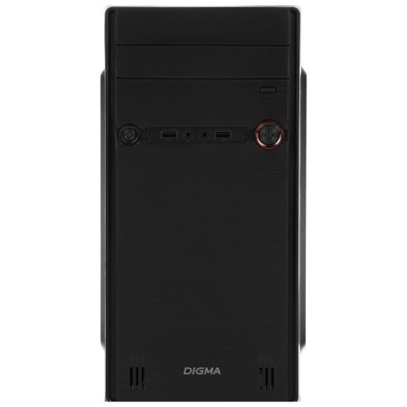 DIGMA DC-MATX102 -U2 Black Black Black BP MATX 1x80mm 2x120mm 2xusb2.0 Audio
