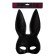 Mask "Bunny" black with sparkles