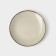 Pearl plate, d = 25 cm, mint color, porcelain