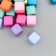 Beads for creativity plastic "Multi -colored cube" set of 20 g 0.7x0.7 cm