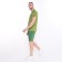 Male shorts, dark green color, size 48 (32)