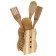 A set of kitchen supplies, 4 items, on a stand