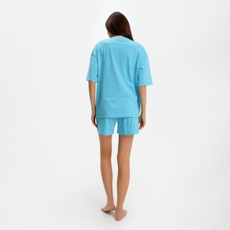 Female pajamas (T -shirt and shorts) KAFTAN BASIC p. 40-42, blue-2