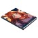 Notepad A6, 80 sheets in the "Anime" cage, solid cover, offset unit