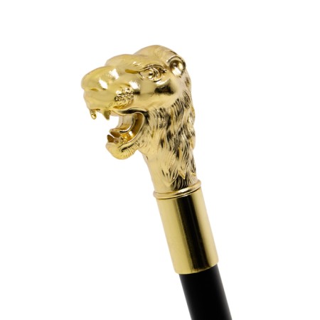 Souvenir product cane with a dagger, 31cm blade, lion tan, 92 cm-4