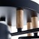 Almo chandelier 8XLED 192W 3000-6000K Black 90x90x21 cm Bayerlux
