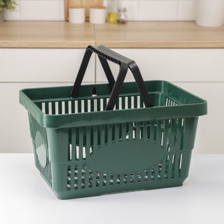 Basket for shopping, 42.5 × 30 × 22.5 cm, color mix-5