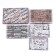 A set of boxes 10 in 1 "newspaper", 30.5 x 20 x 13 - 12 x 6.5 x 4 cm