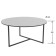 Majore Glass Coffee table, 800 × 800 × 390 mm, white Lacobel color