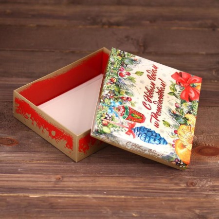 Gift box "New Year's bouquet", 23.5 x 6.5 x 18.7 cm-2
