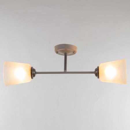 Luer "Ray" (cylinder) 2x15W E27 Model: BR 00249 White/transparent-1