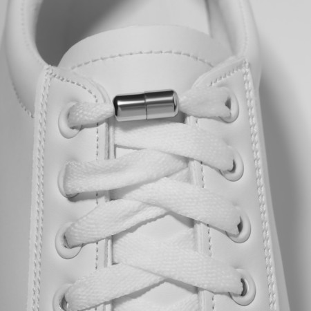 Cleep for laces, pair, d = 8 mm, 1.8 cm, silver color-6