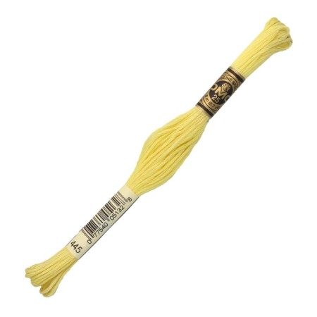 The threads of the DMC 117 (445), 12 pcs. packaged