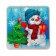 New Year's wooden puzzle "New Year! Snowman "