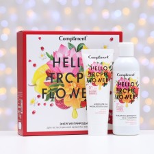 Hello Tropic Flowers No. 1401 Gift Set: shower gel 200 ml, hand cream 80 ml