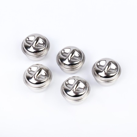 Bell, d = 2.1 cm, set 5 pcs, silver-3