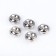Bell, d = 2.1 cm, set 5 pcs, silver