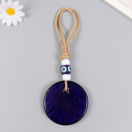 Suspension from the evil eye "Flower - Eyes" 8x1.5x13 cm-2
