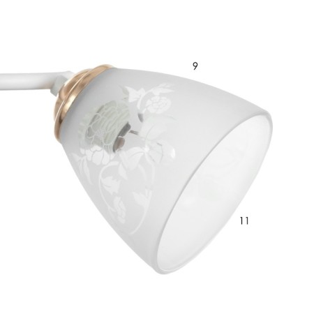 Angara chandelier E27 2x60wtby-zoloto 40x20x24 cm Bayerlux-5