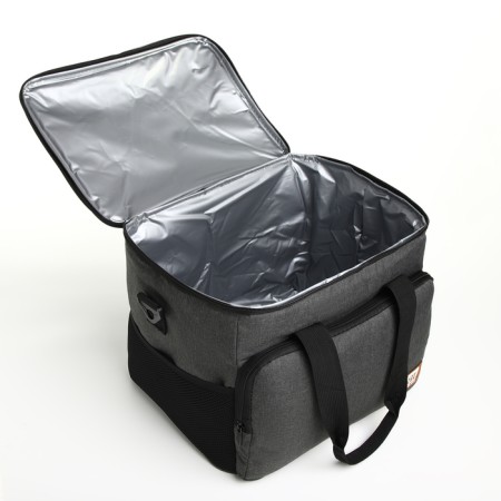 Thermosuma with lightning, external pocket, 27 l, black color-2