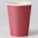 Paper glass "Squles", 6 pcs, burgundy color