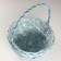 Wicker basket, 32x13xh36 cm, green, willow