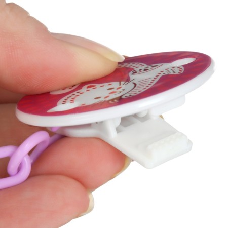 A dummy with a holder, orthodontic, from 0 months, in a container, species mix-29