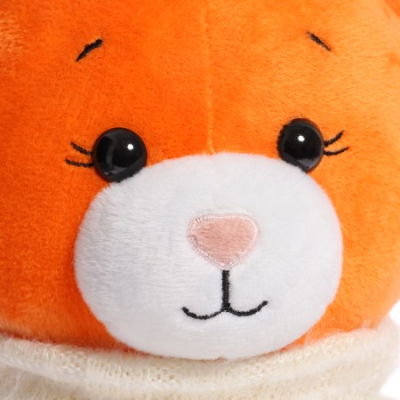 Soft toy "Cat Marta in felt boots and sweater", 25 cm-3