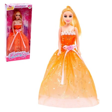 Model doll "Arina" in a dress, mix-2