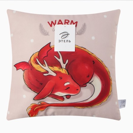 Pillow Ethel Warm Winter 40x40 cm, 100% p/e, velor-5